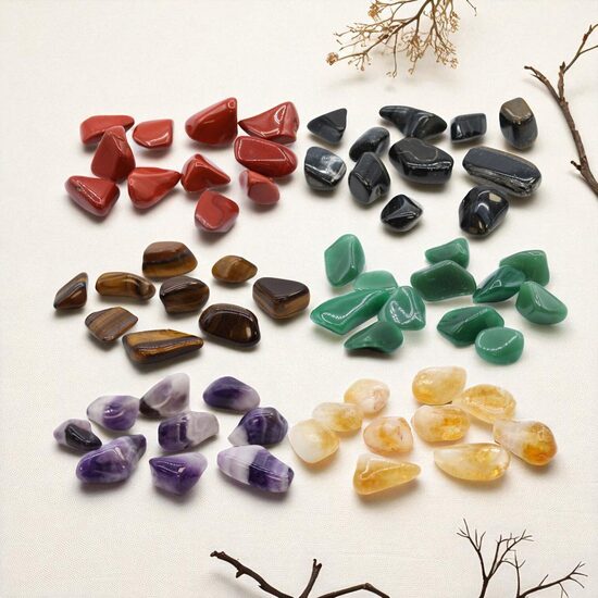 Tumbled natural stones