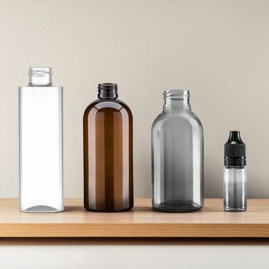 Plastmasas pudelītes