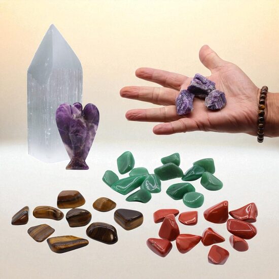 Natural stones and crystals