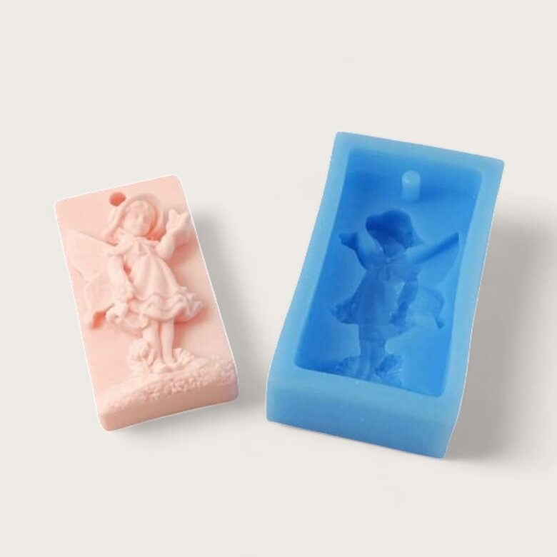 Ziepju forma silikona Meitenīte