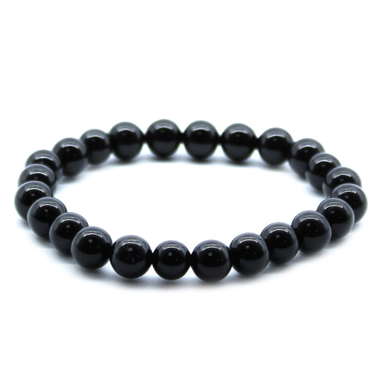 Natural Black Agate Stone Bracelet