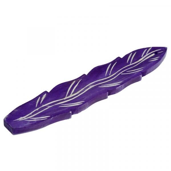 Vīraka turētājs koka Lapa ( violets)