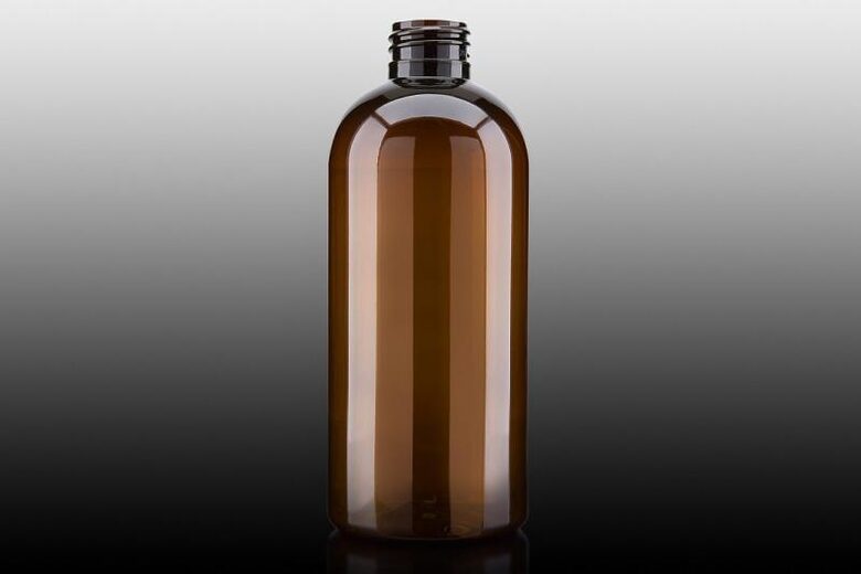 Plastmasas pudelīte brūna 300 ml