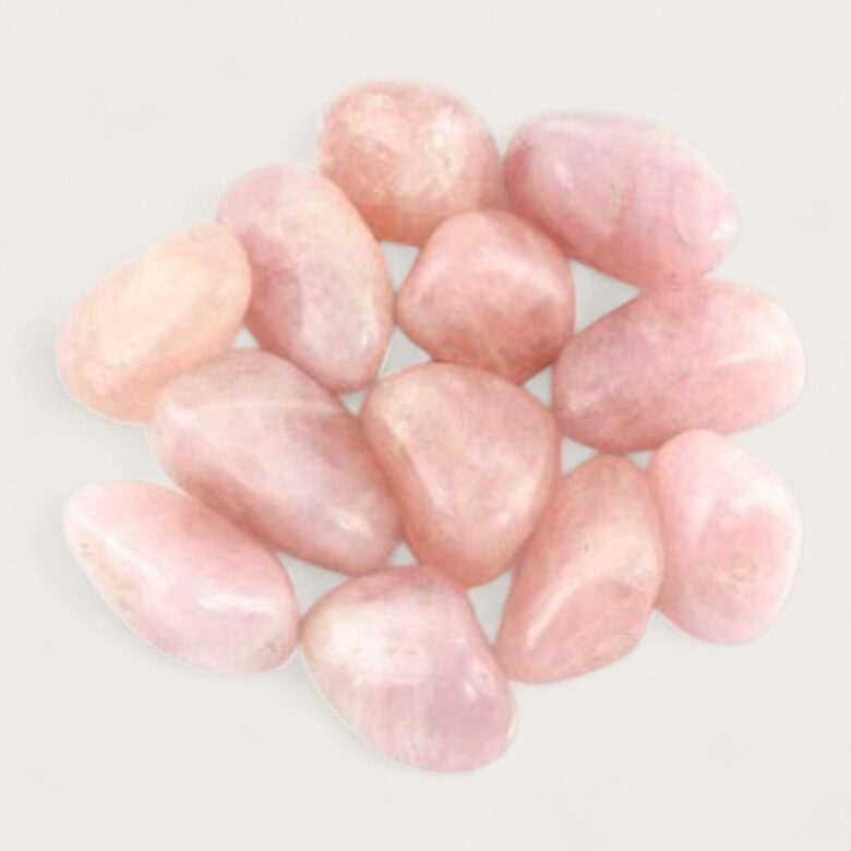 Rožu kvarcs akmens 1 gab