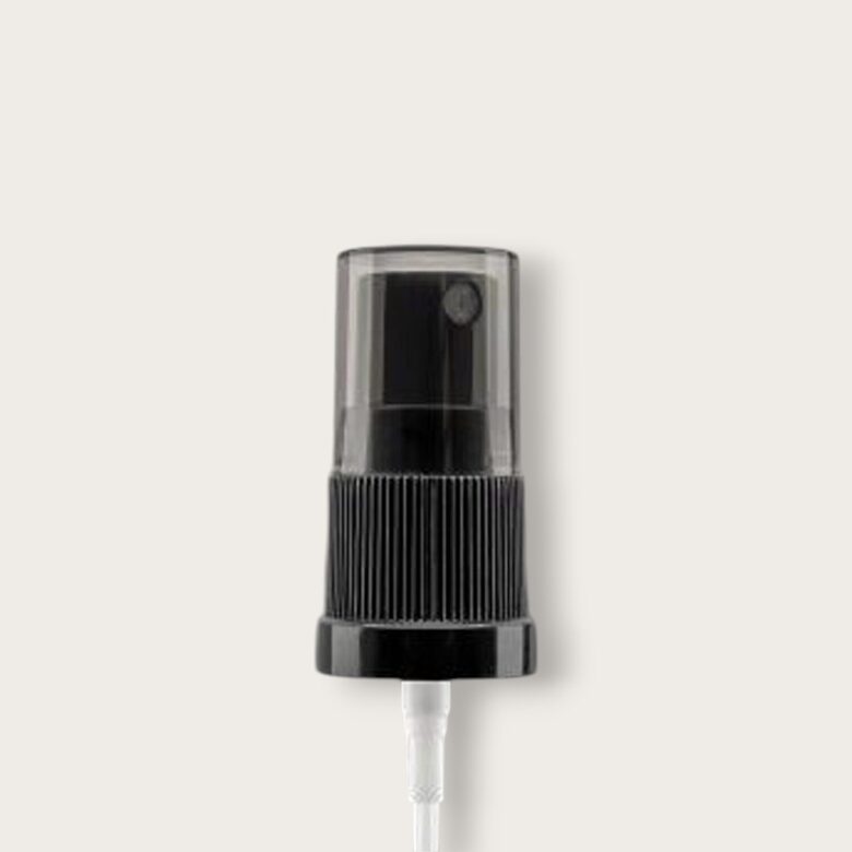 Izsmidzinātājs stikla pudelītēm 18/415 mm melns