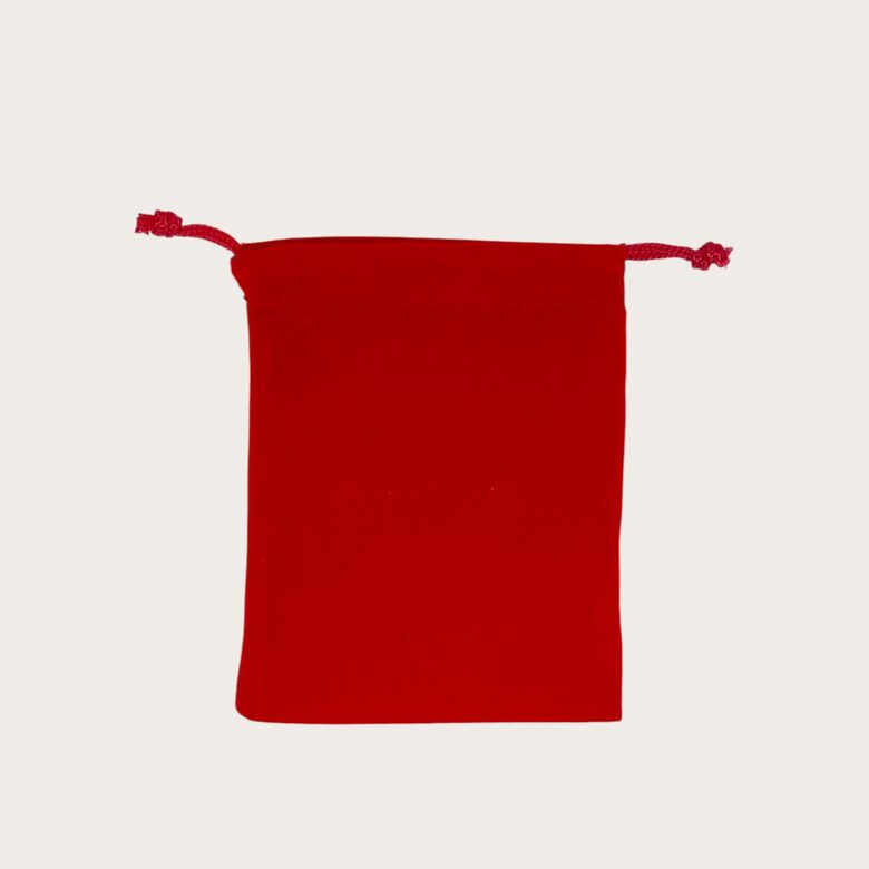 Dāvanu maisiņš samta/ sarkans