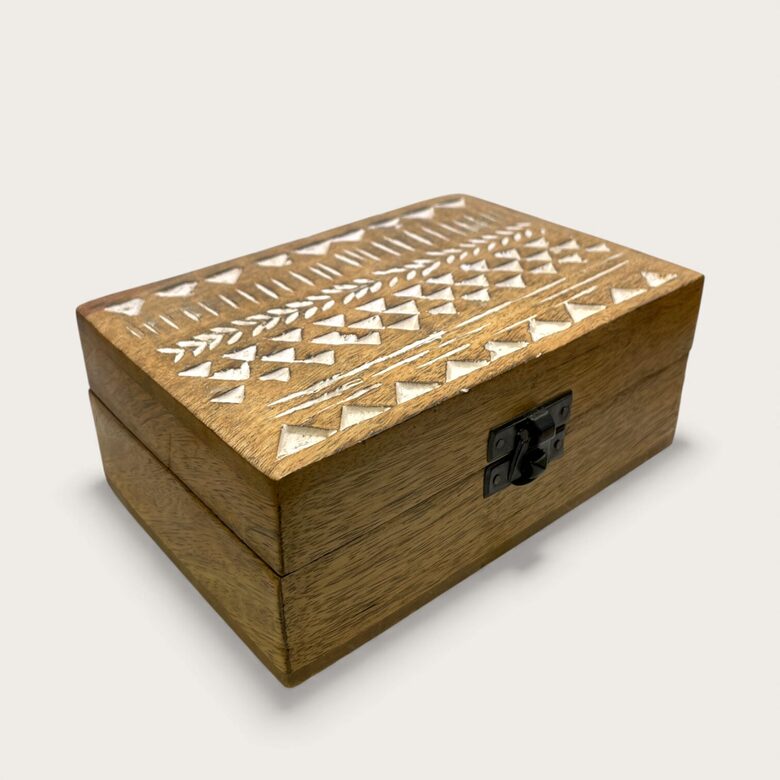 Mango Wood Decorative Storage Box