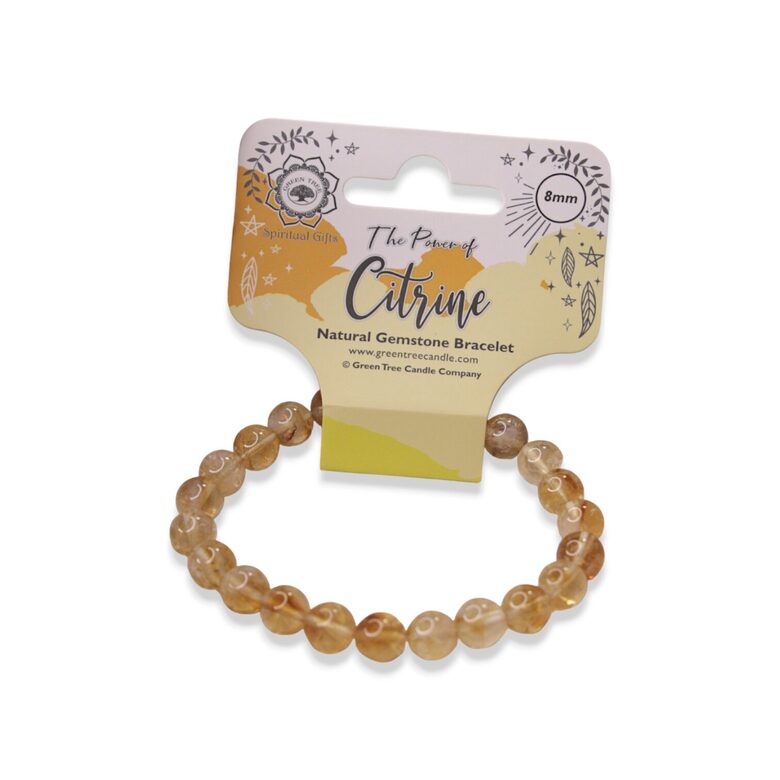 	Rokassprādze no dabīga Citrīna akmens
