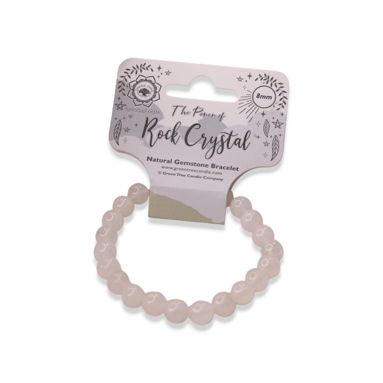 	Rokassprādze no dabīga Dzidrā kvarca akmens