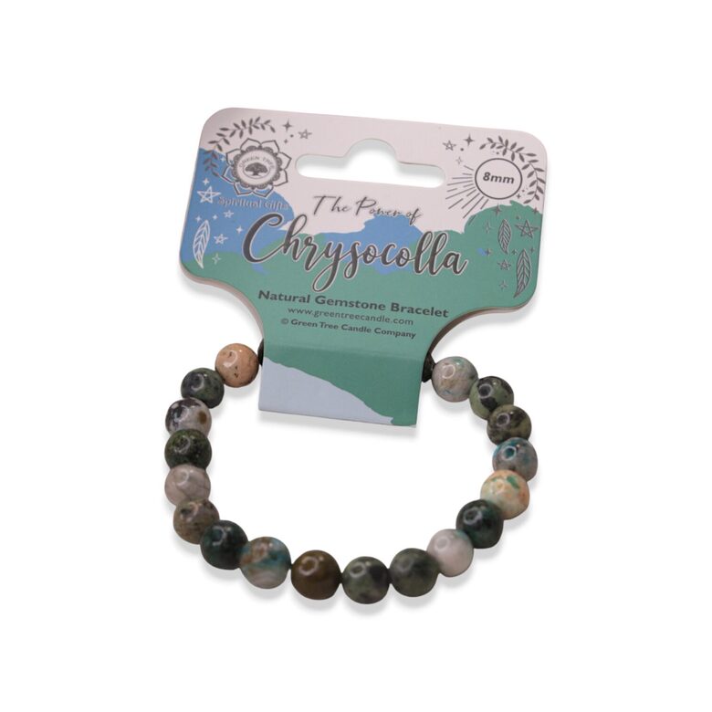 	Rokassprādze no dabīga Hrizkolla akmens