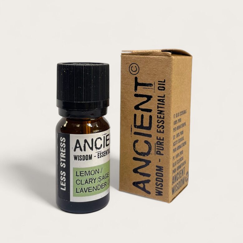 Less stress (Mazāk stresa) ēterisko eļļu maisījums 10 ml