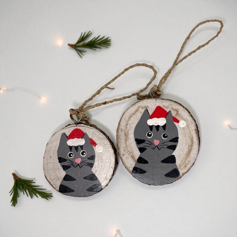 Dekors Strīpainais mincis 1 gab 