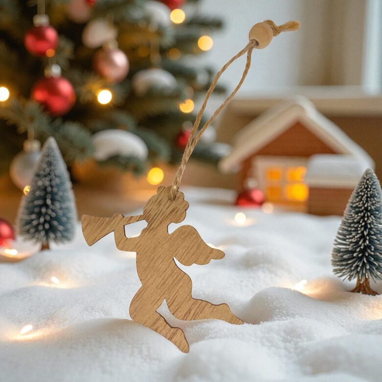 Dekors Eņģelis ar tauri 1 gab