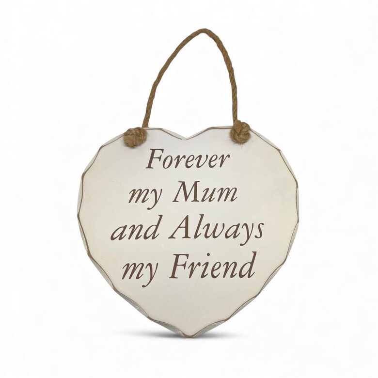 Dekors Sirds ar uzrakstu  Forever my Mum 