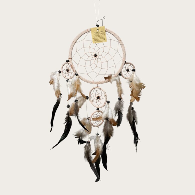 Sapņu ķērājs Bali (zamšādas audums krēma krāsā) lielais