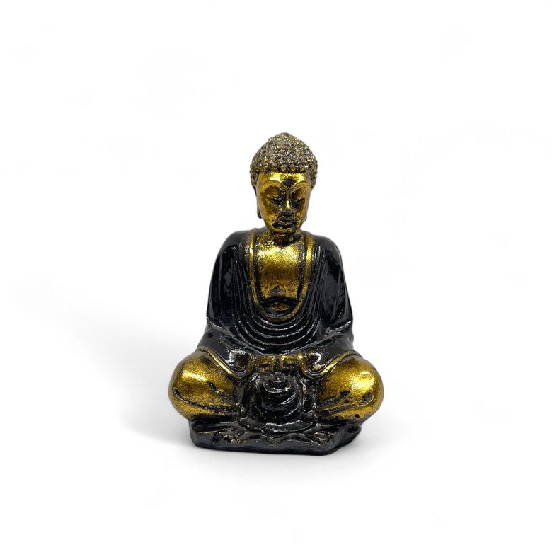 Small Black Buddha Figurine