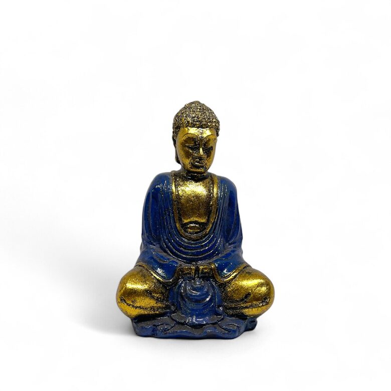 Small Blue Buddha Figurine