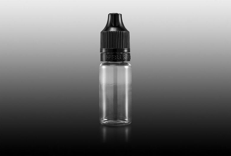 Plastmasas pudelīte 10 ml ar dozatoru un uzskrūvējamu vāciņu