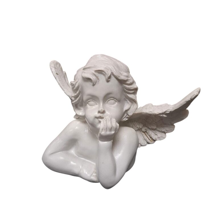 Pensive Angel Decorative Figurine