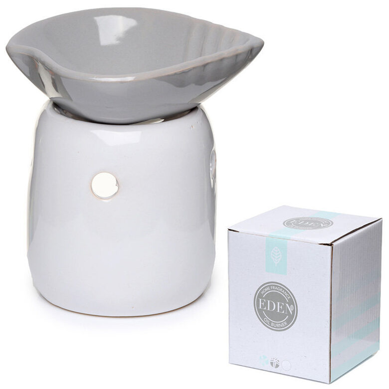 Oil Burner with Removable Shell Shaped Bowl