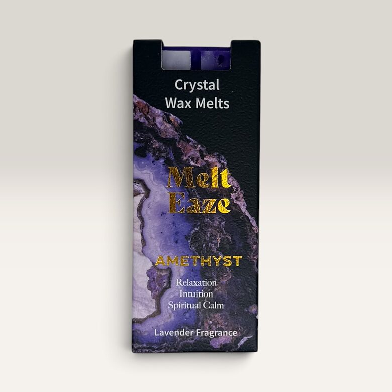 Aromātiskie vaski ar Lavandas aromātu un ametistu 50g