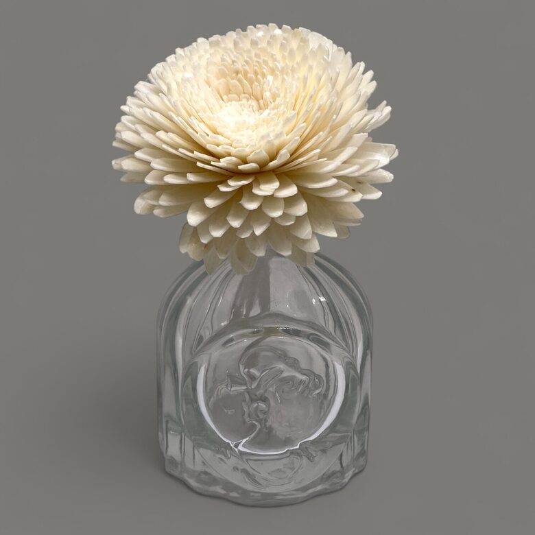 Diffuser Bottle Transparent with Lady Relief