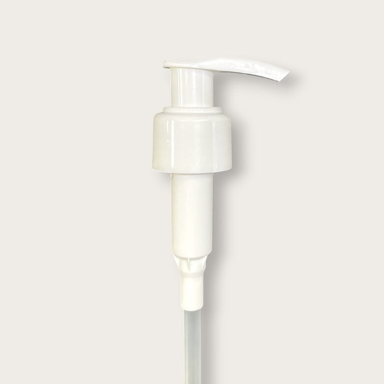 24mm White Plastic Lotion Pump Dispenser