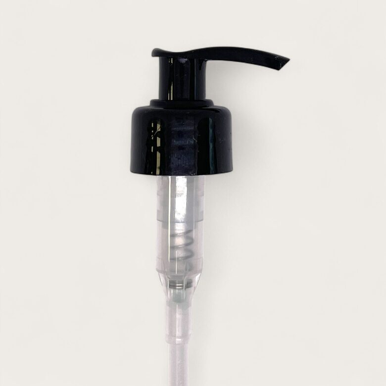 28mm Black Plastic Lotion Pump Long