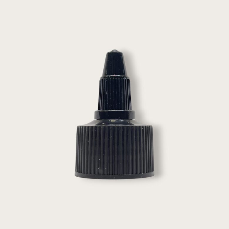 Vāciņš ar dozētāju/ melns 24 mm 1 gab