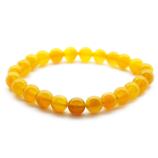 Natural Honey Calcite Stone Bracelet