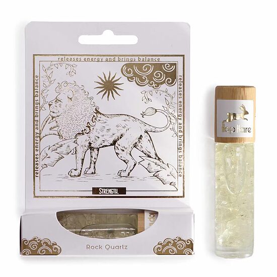 Ēterisko eļļu un Dzidrā kvarca THE LION- STRENGHT rullītis 10 ml JAUNUMS!!!