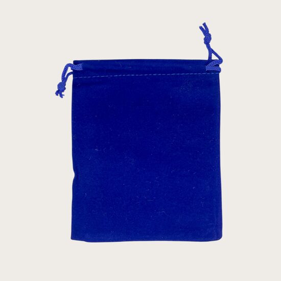 Dāvanu maisiņš samta/ zils