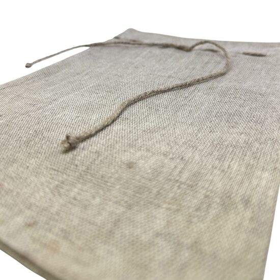 Lina maisiņš 14 X 21 cm pelēkā krāsā