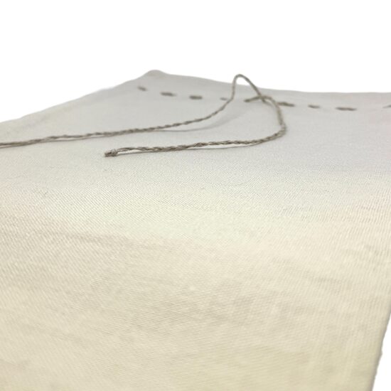 Lina maisiņš 18 X 25 cm ziloņkaula krāsā