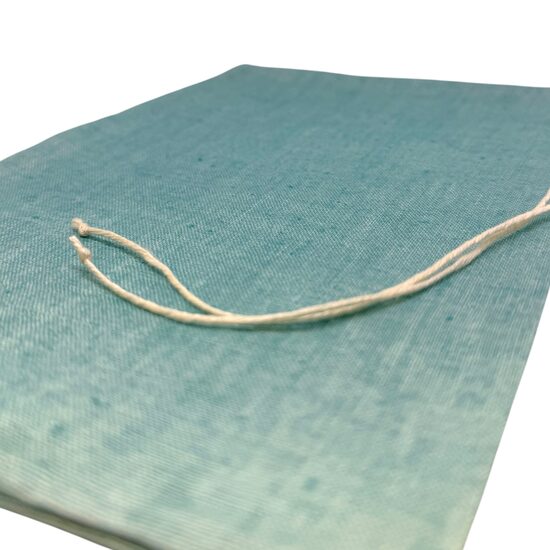 Lina maisiņš 18 X 25 cm tirgīzzilā krāsā