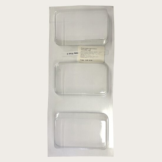 Soap mold (3-cavity, plastic)