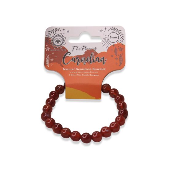 Rokassprādze no dabīga Karneola akmens