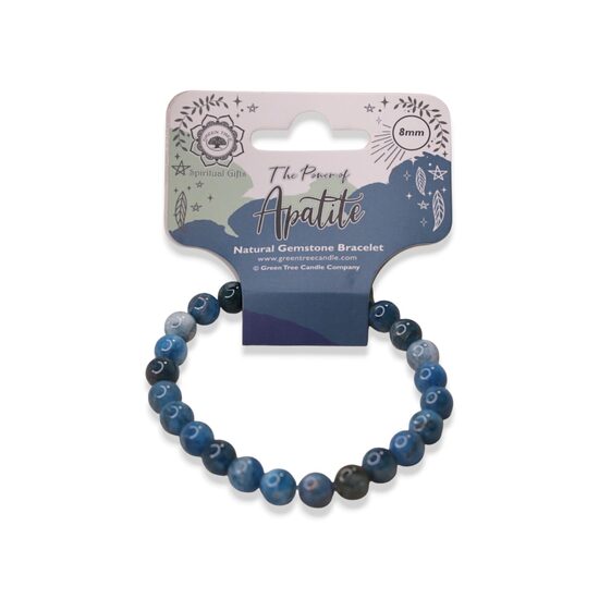 Rokassprādze no dabīga Apatīta akmens