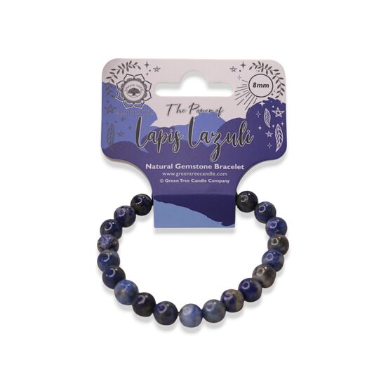 	Rokassprādze no dabīga Lapis Lazuli akmens