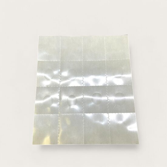 Abpusējais līmes punktiņš ( caurspīdīgs, azs) dakts piestiprināšanai 16 gab