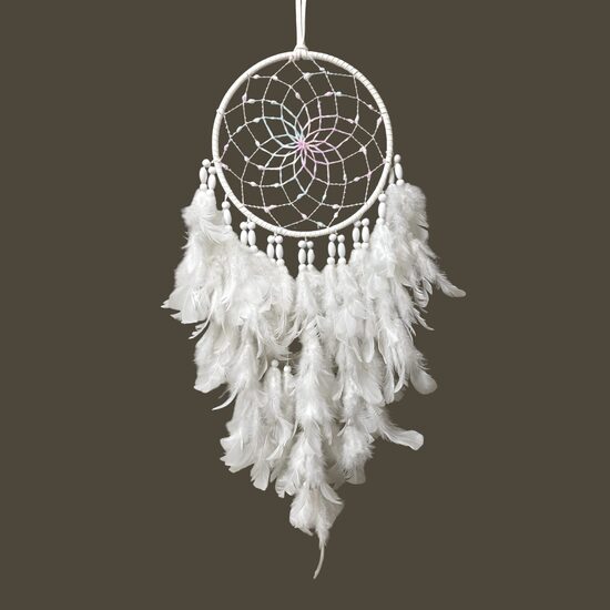 Sapņu ķērājs balts kuplais