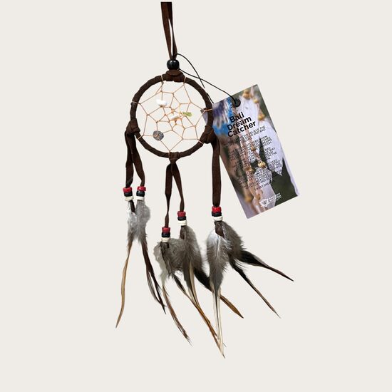 	Sapņu ķērājs Bali (zamšādas audums šokolādes krāsa) mazs