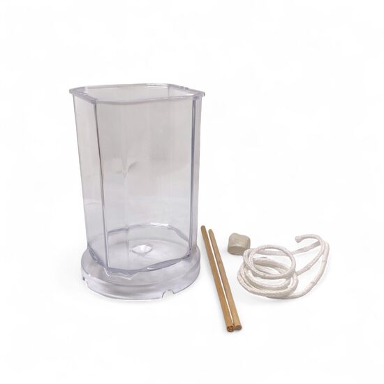 Pillar candle mold square, 1 pc