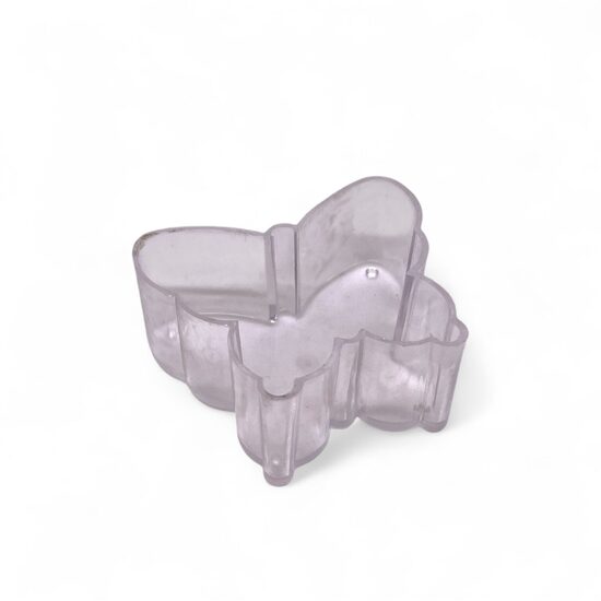 Plastic tea light candle mold - butterfly
