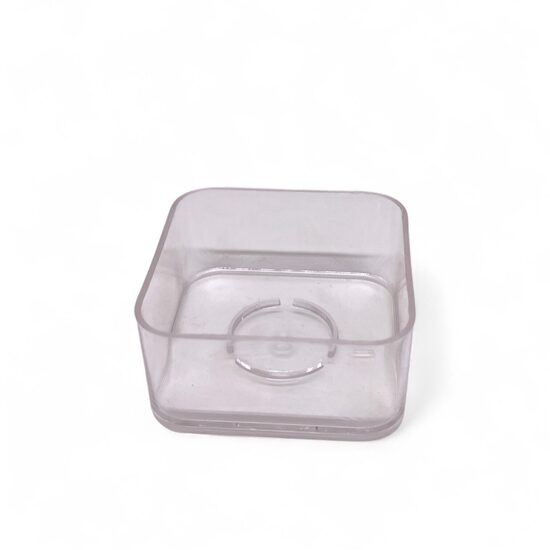 Plastic tea light candle mold - square