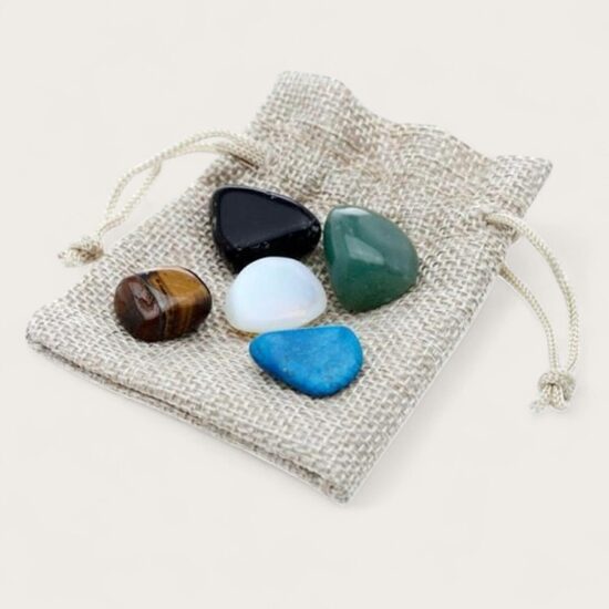 Kristālu komplekts Veiksmei (komplektā 5 gab)