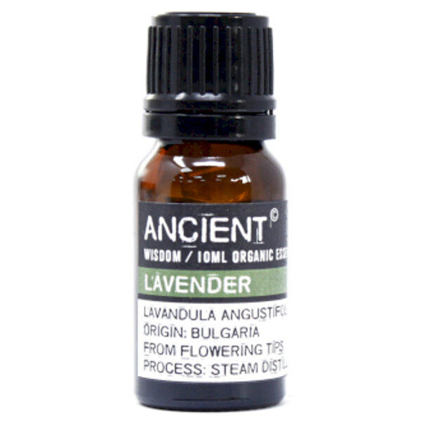 Organiskā Lavandas ēteriskā eļļa (100% dabīga) 10 ml